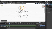 2d animation with blender